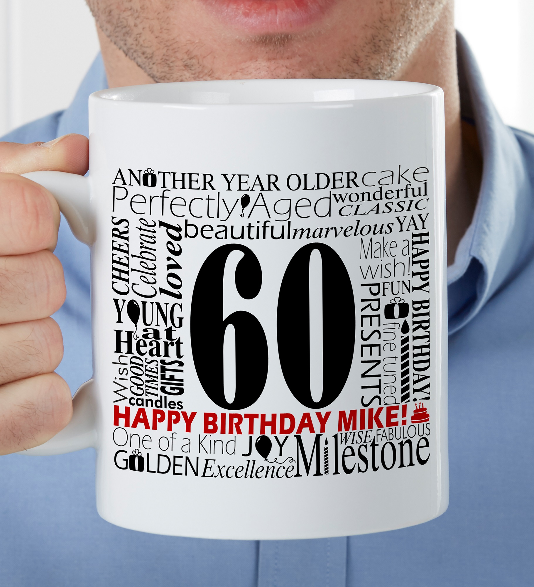 Another Year Has Gone By Personalized 30 oz. Oversized Coffee Mug